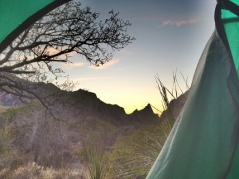Sunset from my Tent